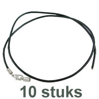 Leren veter met sluiting 10 paar / PQ Tools